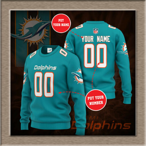 Miami Dolphins 3D Sweatshirt 02