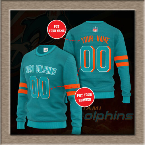 Miami Dolphins 3D Sweatshirt 04
