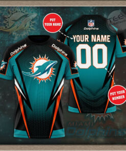 Miami Dolphins 3D T shirt 02