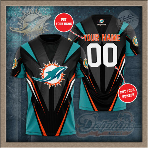 Miami Dolphins 3D T shirt 03