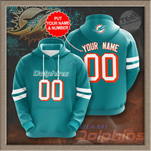 Miami Dolphins 3D hoodie 010