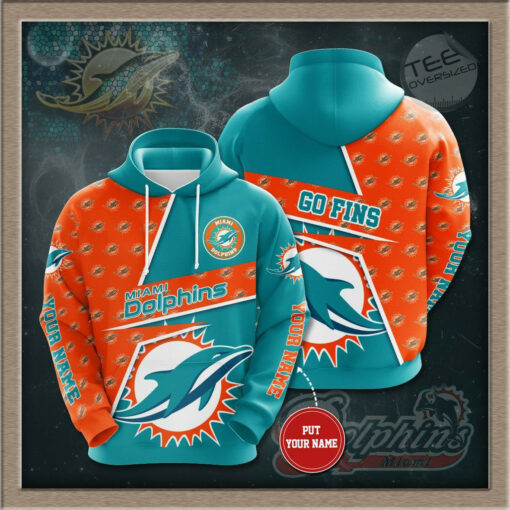 Miami Dolphins 3D hoodie 011