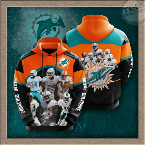 Miami Dolphins 3D hoodie 09