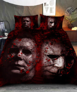 Michael Myers bedding set design 1