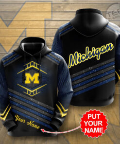 Michigan Wolverines 3D Hoodie 08