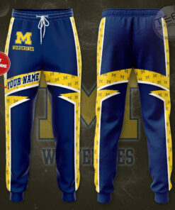 Michigan Wolverines 3D Sweatpant 02