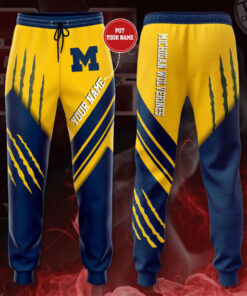 Michigan Wolverines 3D Sweatpant 09