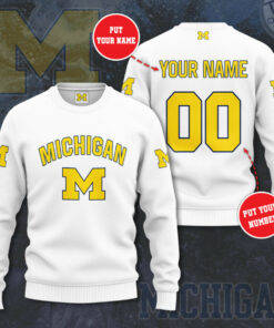 Michigan Wolverines 3D Sweatshirt 01