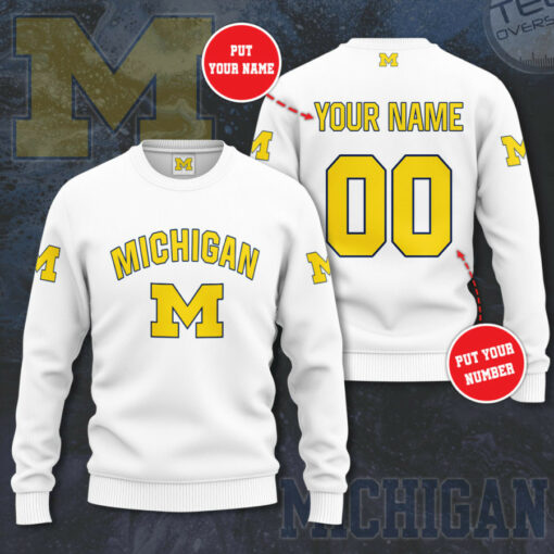 Michigan Wolverines 3D Sweatshirt 01
