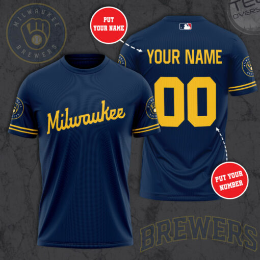 Milwaukee Brewers T shirt 04