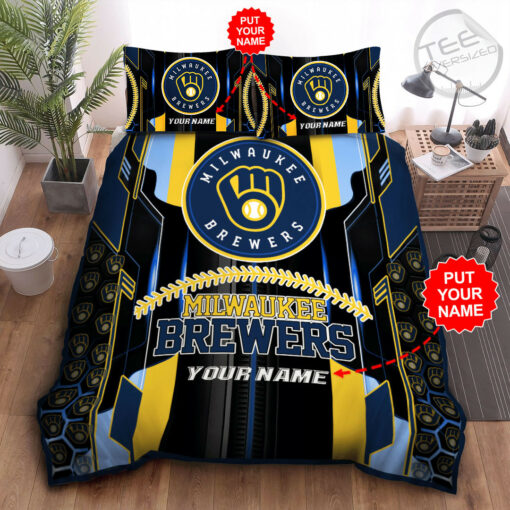Milwaukee Brewers bedding set 02