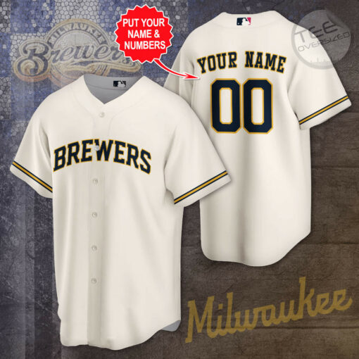 Milwaukee Brewers jersey shirt 01