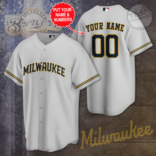 Milwaukee Brewers jersey shirt 03
