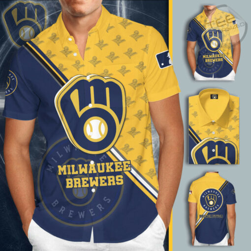 Milwaukee Brewers short sleeve shirt 03