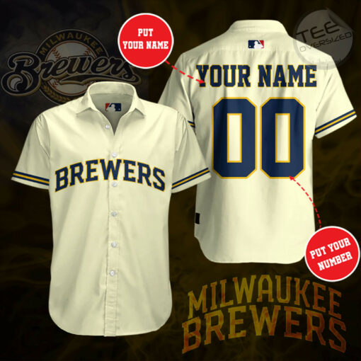 Milwaukee Brewers short sleeve shirt 05