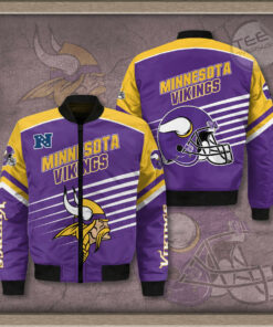 Minnesota Vikings 3D Bomber Jacket 01