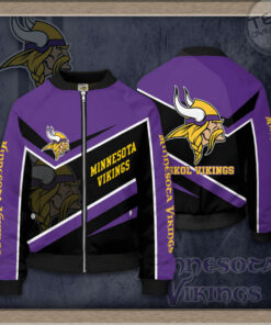 Minnesota Vikings 3D Bomber Jacket 04