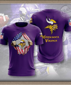 Minnesota Vikings 3D T shirt 03