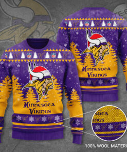 Minnesota Vikings 3D Ugly Sweater