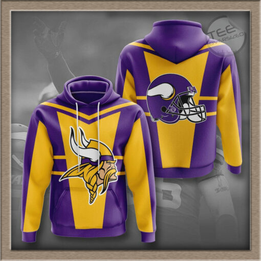 Minnesota Vikings 3D hoodie 01