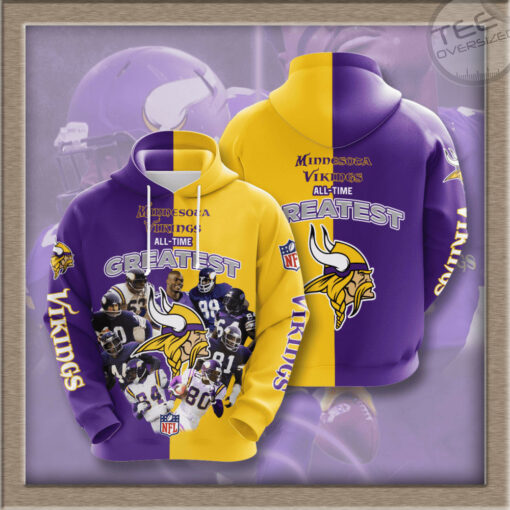 Minnesota Vikings 3D hoodie 011