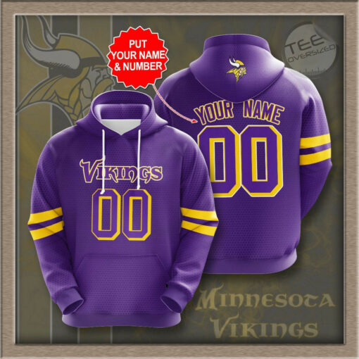 Minnesota Vikings 3D hoodie 014