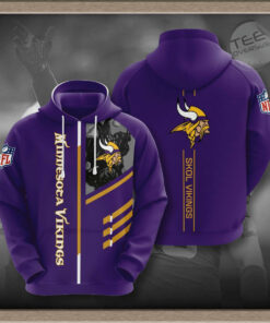 Minnesota Vikings 3D hoodie 03