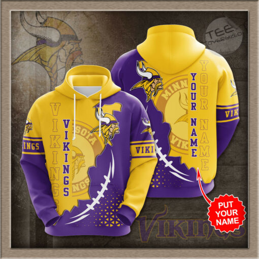 Minnesota Vikings 3D hoodie 04