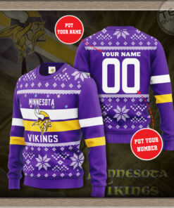 Minnesota Vikings 3D sweater 01