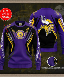Minnesota Vikings 3D sweater 02