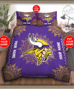 Minnesota Vikings bedding set 01