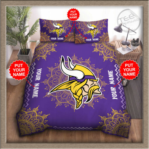 Minnesota Vikings bedding set 01