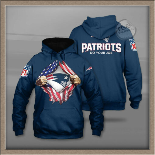 New England Patriots 3D hoodie 010