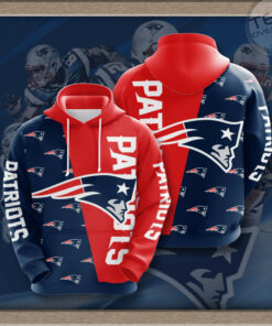 New England Patriots 3D hoodie 08