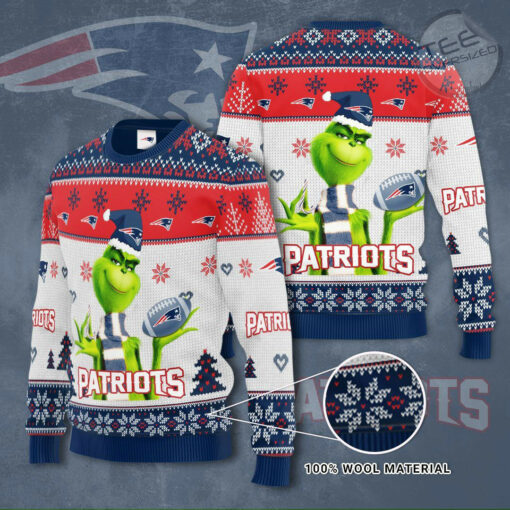 New England Patriots 3D sweater 01