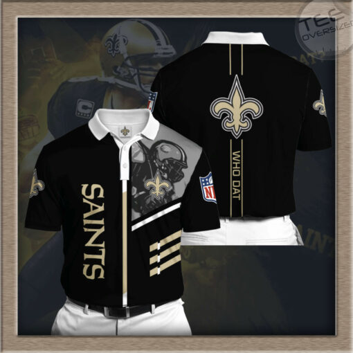 New Orleans Saints 3D Polo 02