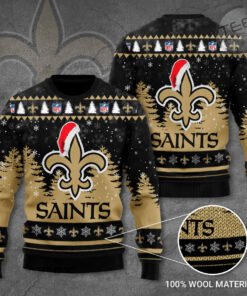 New Orleans Saints 3D Ugly Sweater