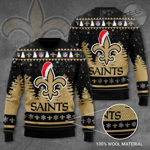 New Orleans Saints 3D Ugly Sweater