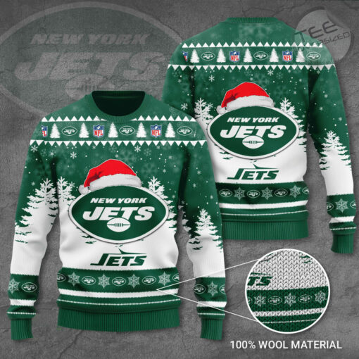 New York Jets 3D Ugly Sweater