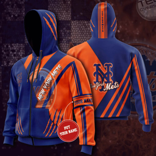 New York Mets 3D Zip Up hoodie