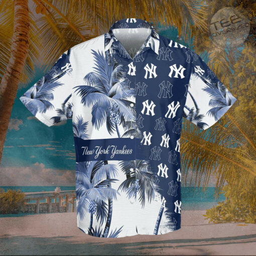 New York Yankees 3D Hawaiian Shirt 02