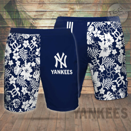 New York Yankees 3D Hawaiian Short 05