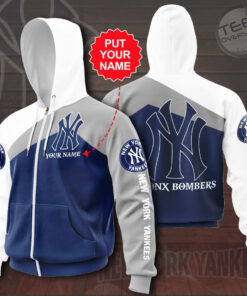 New York Yankees Zip up Hoodie 03