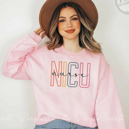 Nicu Nurse Sweatshirt pink