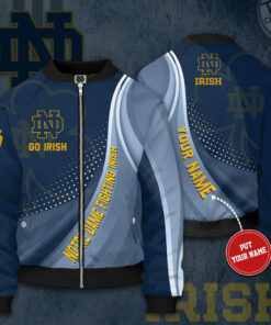 Notre Dame Fighting Irish 3D Bomber Jacket 03