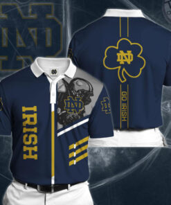 Notre Dame Fighting Irish 3D Polo 02