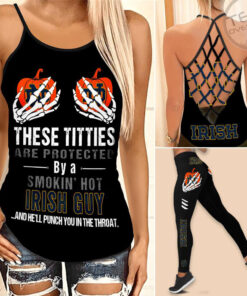 Notre Dame Fighting Irish Hollow Tank Top Leggings 04