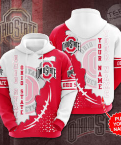 Ohio State Buckeyes 3D Hoodie 010