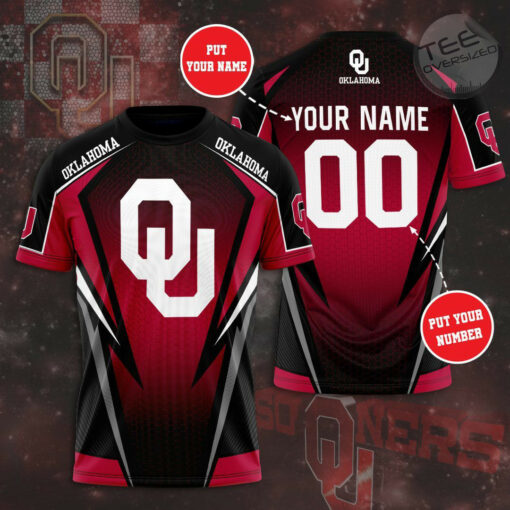 Oklahoma Sooners 3D T shirt 01