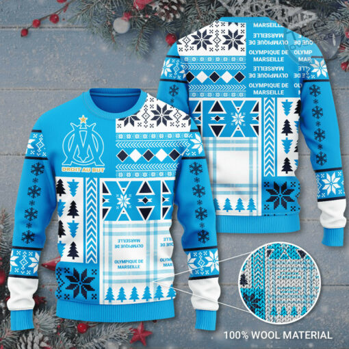 Olympique Marseille 3D Ugly Sweater